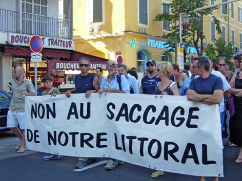 Non au saccage de notre littoral