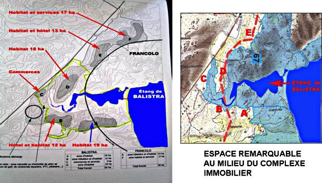 Cartes du PLU de Balistra