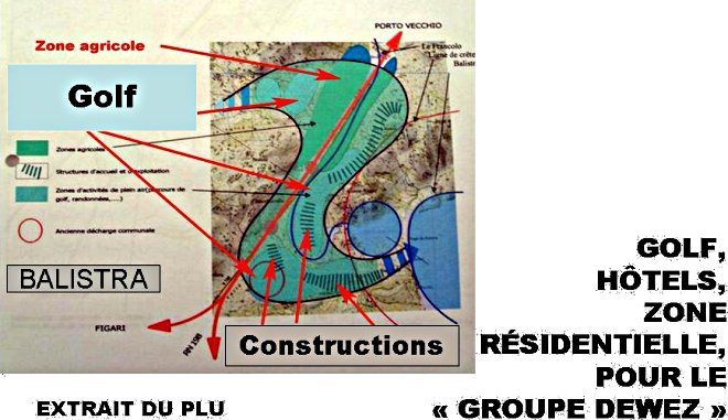 Cartes du PLU de Balistra