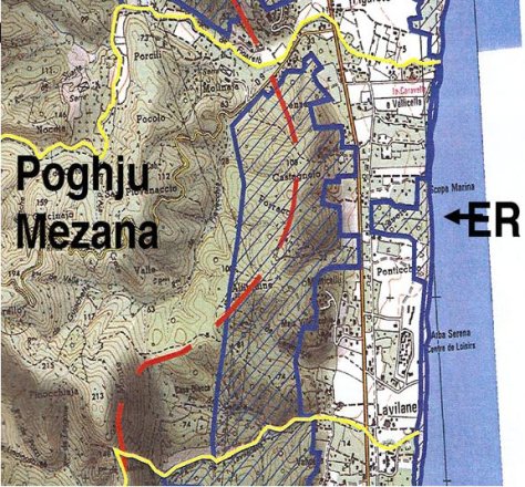 Cartes du PLU de Poghju Mezana