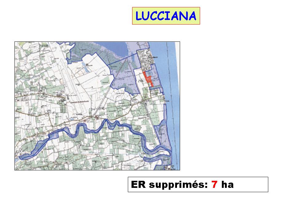 Les E.R. supprimés du PADDUC