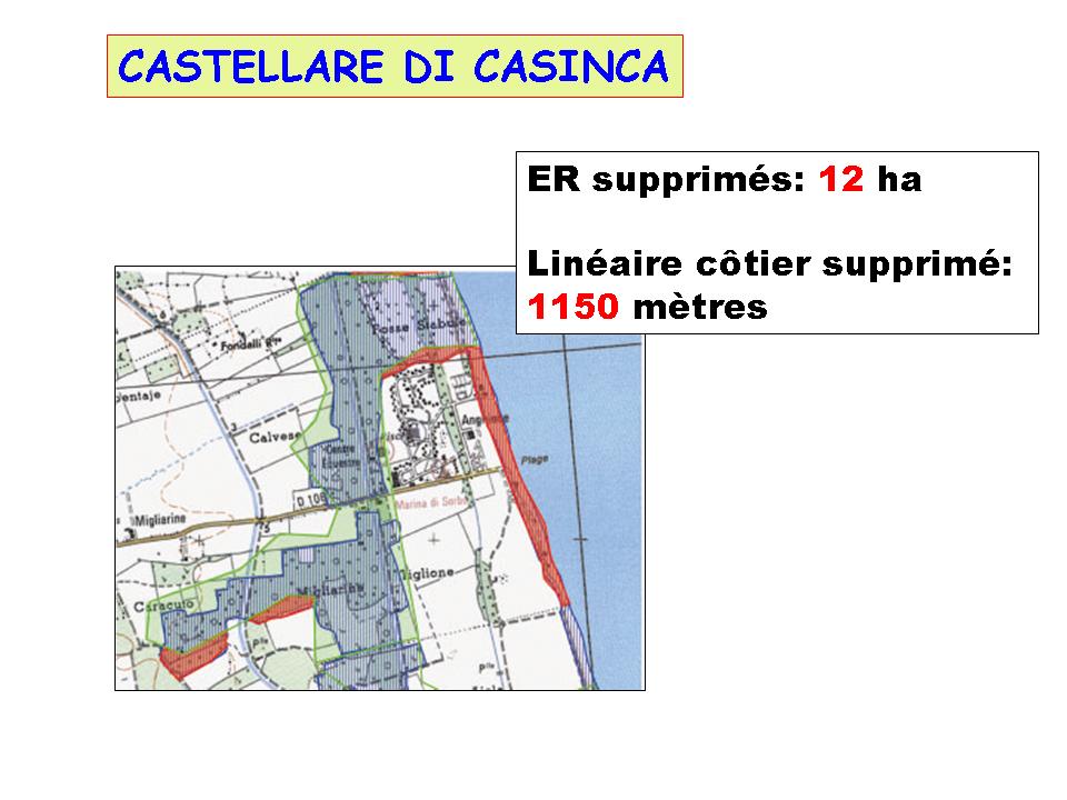 Les E.R. supprimés du PADDUC