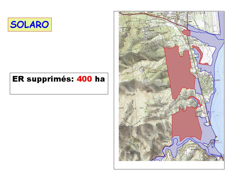 Les E.R. supprimés du PADDUC