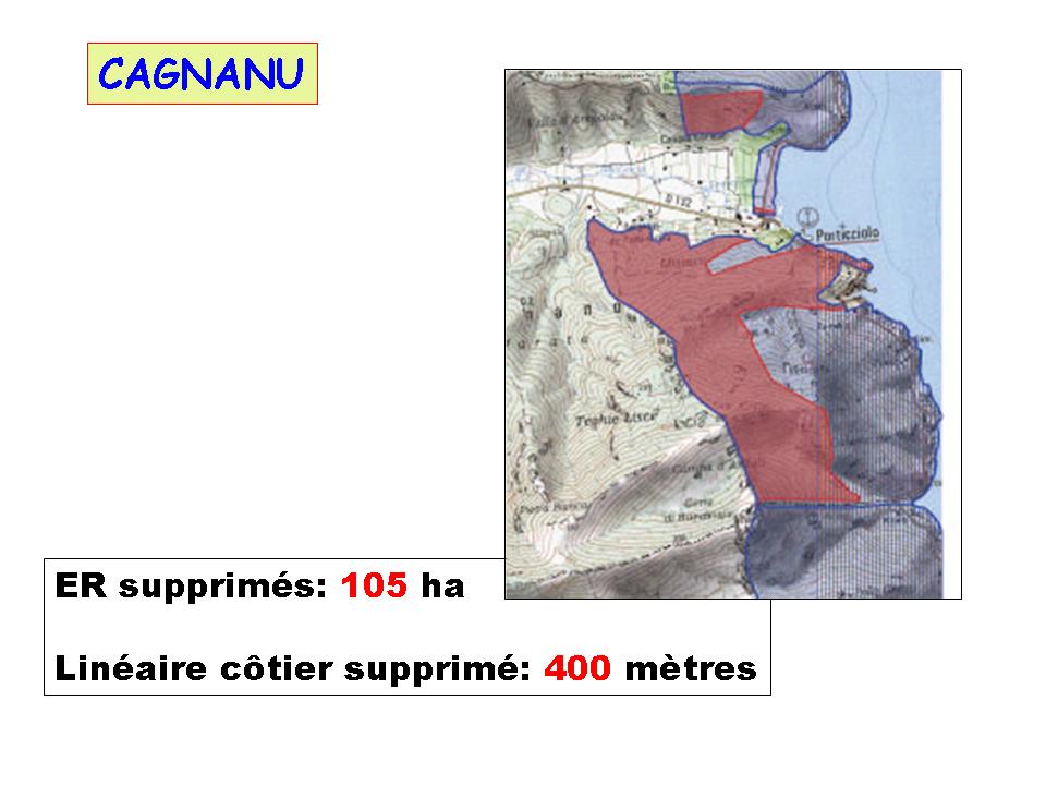 Les E.R. supprimés du PADDUC