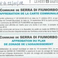 Serra di Fium’orbu.  La carte communale est à affichée en mairie. Elle est à la disposition du public. À compter du 19 octobre 2012 Commune de Serra di Fium’orbu. Le […]