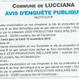 Lucciana. Site de production d’électricité. Rectificatif  