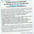 Lisula. Communauté de communes. Plan de zonage d’assainissement. du 17 décembre 2012 au 7 janvier 2013