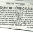 Monticellu. Révision du PLU. Le 3 février 2014.  