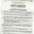 Pancheraccia. Elaboration carte communale. Du 30 octobre au 30 novembre 2015.