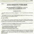 Ota. Révison PLU. Du 29 février au 14 avril 2016.