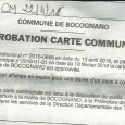 Bucugnà. Carte communale approuvée. Du 18 avril au 18 mai 2016.